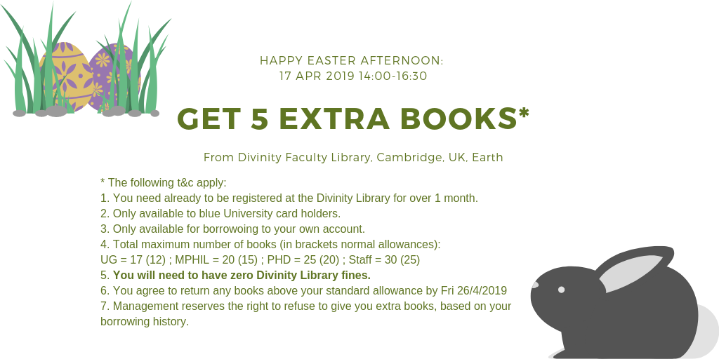  Happy Easter 2019 - offering up to 5 extra books
