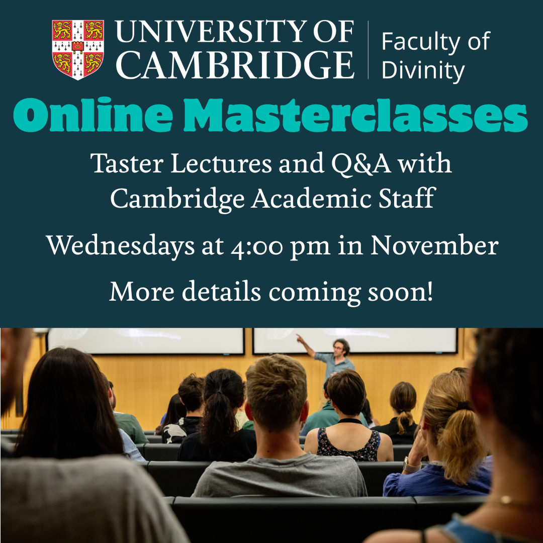 Online Masterclasses in November