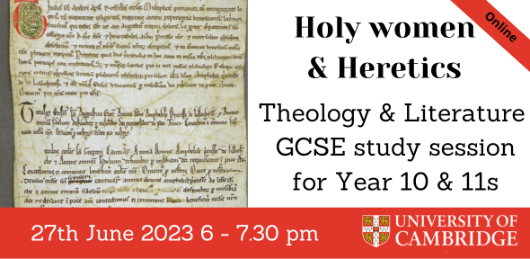 Theology & Literature Study Evening