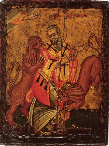 Ignatius of Antioch, attrib. Johann Apakass (17th c., Pushkin Museum)