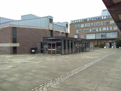  near Lady Mitchell Hall and Casimir Lewy Library