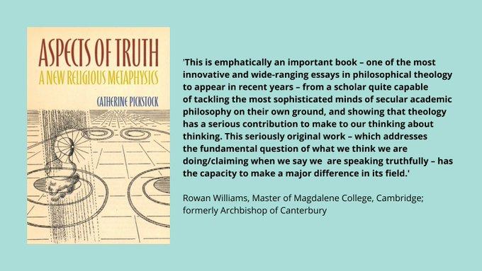 New book by Professor Catherine Pickstock