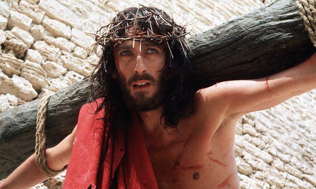 Robert Powell as Jesus of Nazareth in 1977. Photograph: ITV/Rex What is the historical evidence that Jesus Christ lived and died?