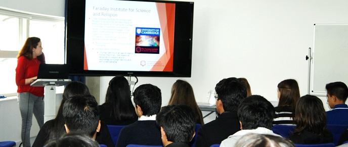 Students from Derby Moor Community Sports College and Littleover Community School in Derby Year 10 students visit Faculty