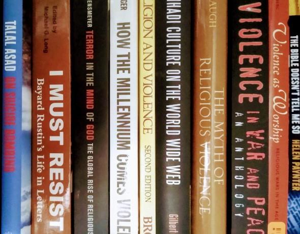 Books on Religion and Conflict. Justin Meggitt CC BY-NC Books on Religion and Conflict