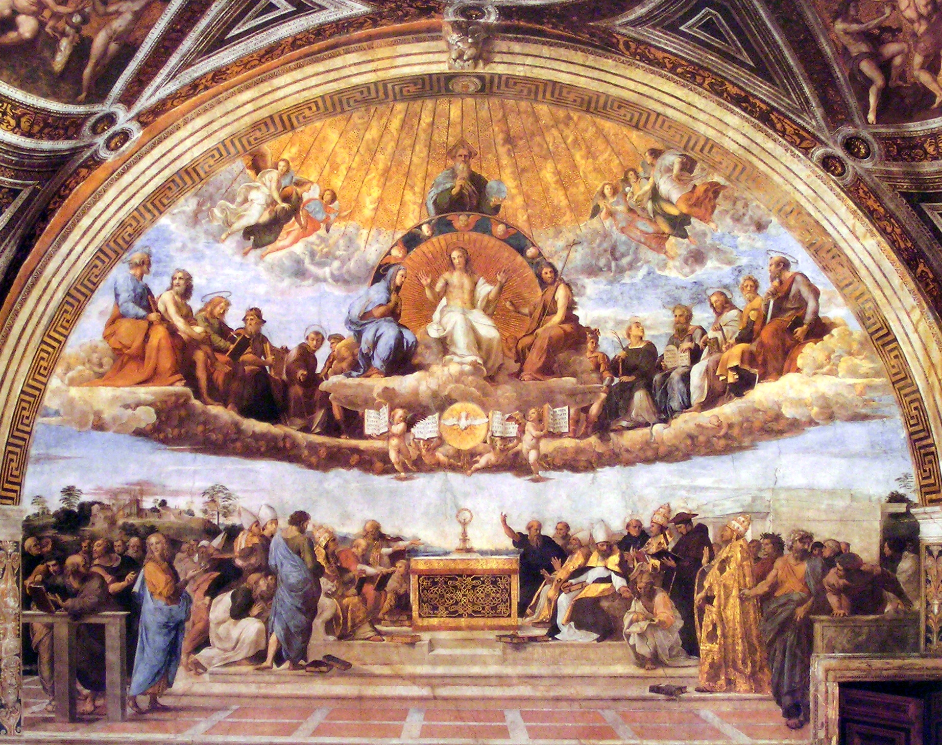 Raphael, Disputation Concerning the Holy Sacrament (Vatican)