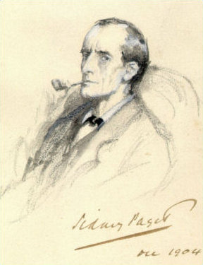 Sherlock Holmes illustration by Sidney Paget (1904).