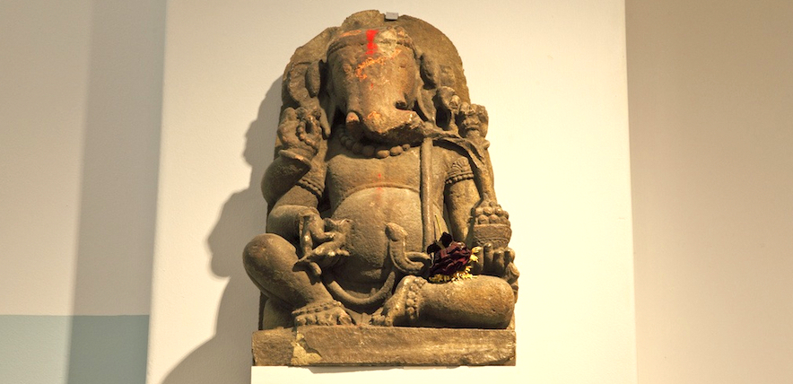 Ganesh, sculpture, Museum of Archaeology & Anthropology, University of Cambridge.  © Sir Cam/University of Cambridge. All rights reserved