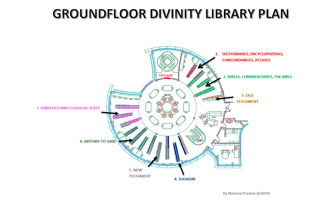 Divinity Library, floor plan ground floor
