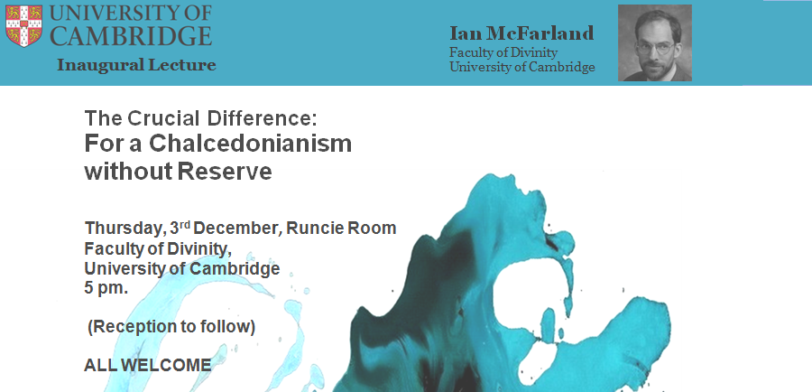 Ian McFarland's Inaugural Lecture 2