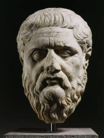 marble head of plato 428 348 bc greek philosopher 350 40 bc a l 6235741 14258389